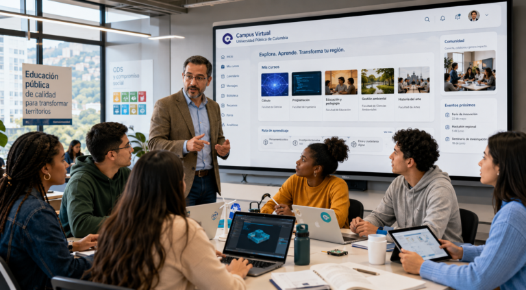 Contenido educativo digital para la Universidad Distrital